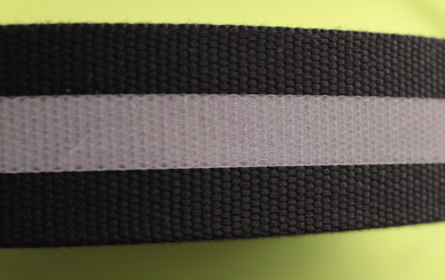 Devanet black- wilver reflective webbing